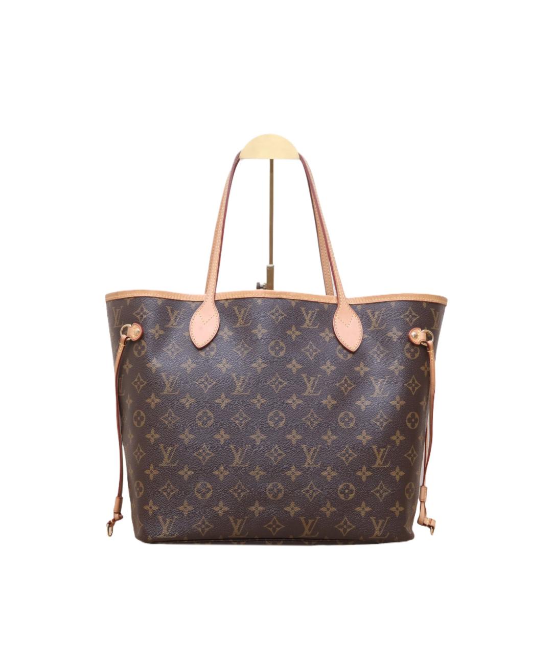 LOUIS VUITTON Коричневая кожаная сумка тоут, фото 1