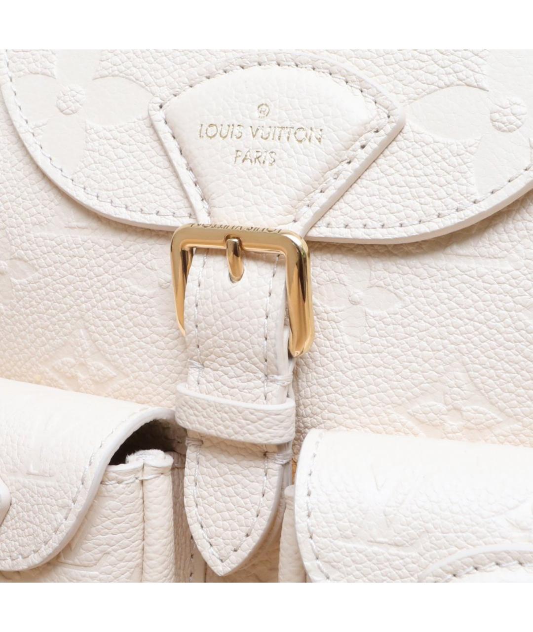 LOUIS VUITTON Белый кожаный рюкзак, фото 8