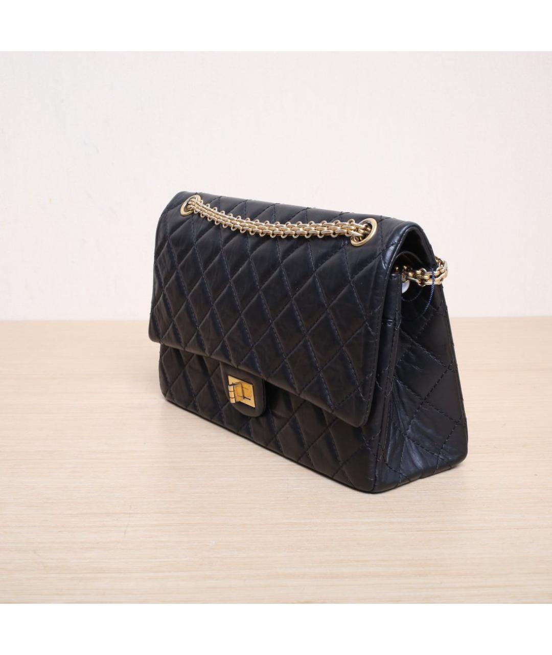 CHANEL Черная кожаная сумка через плечо, фото 4