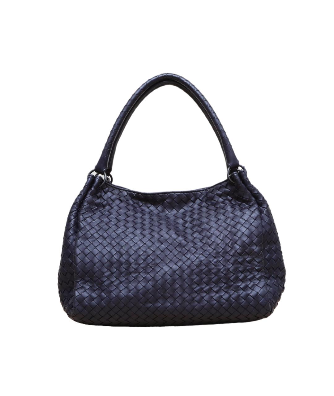 BOTTEGA VENETA Черная кожаная сумка тоут, фото 1
