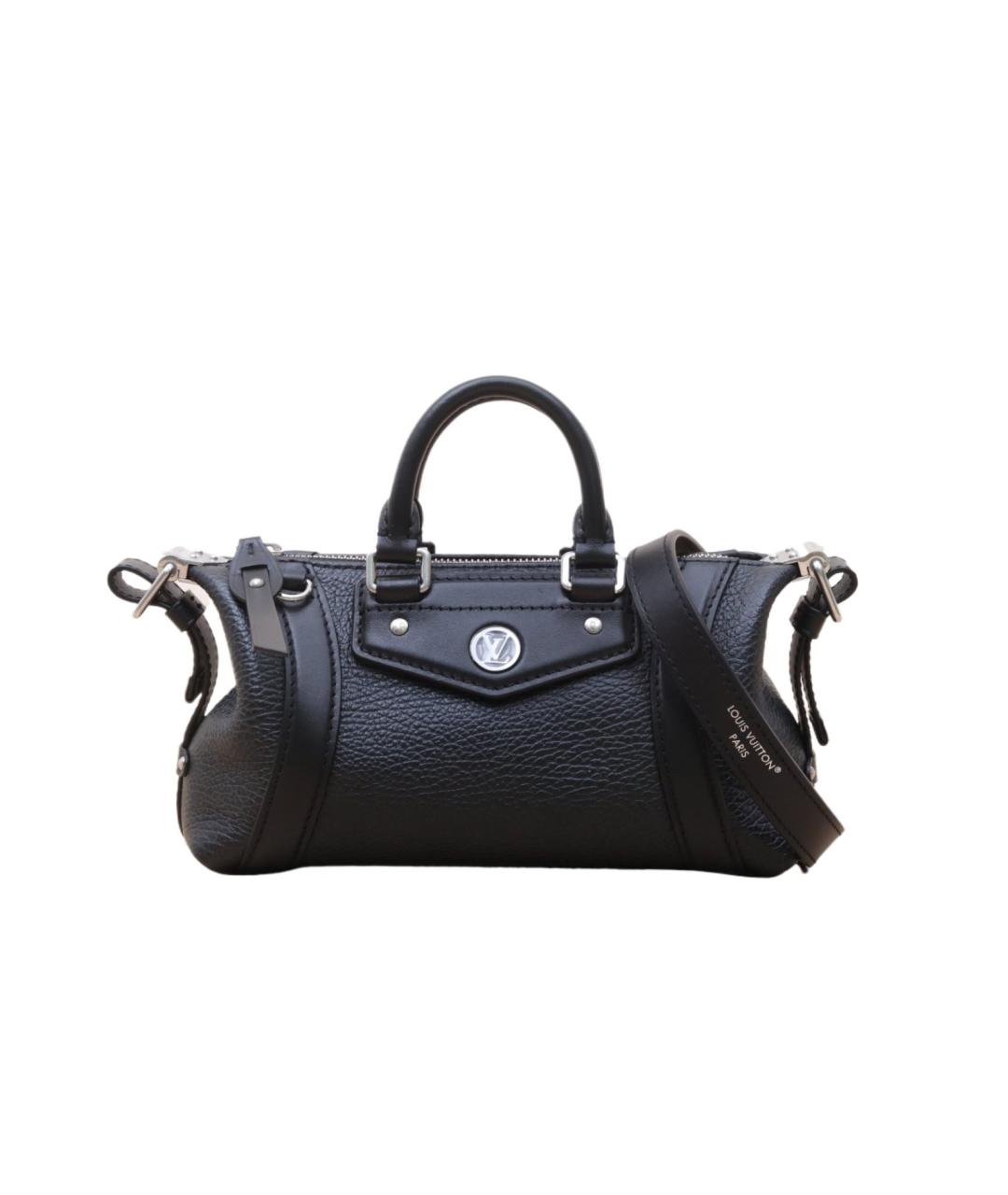 LOUIS VUITTON Черная кожаная сумка через плечо, фото 1