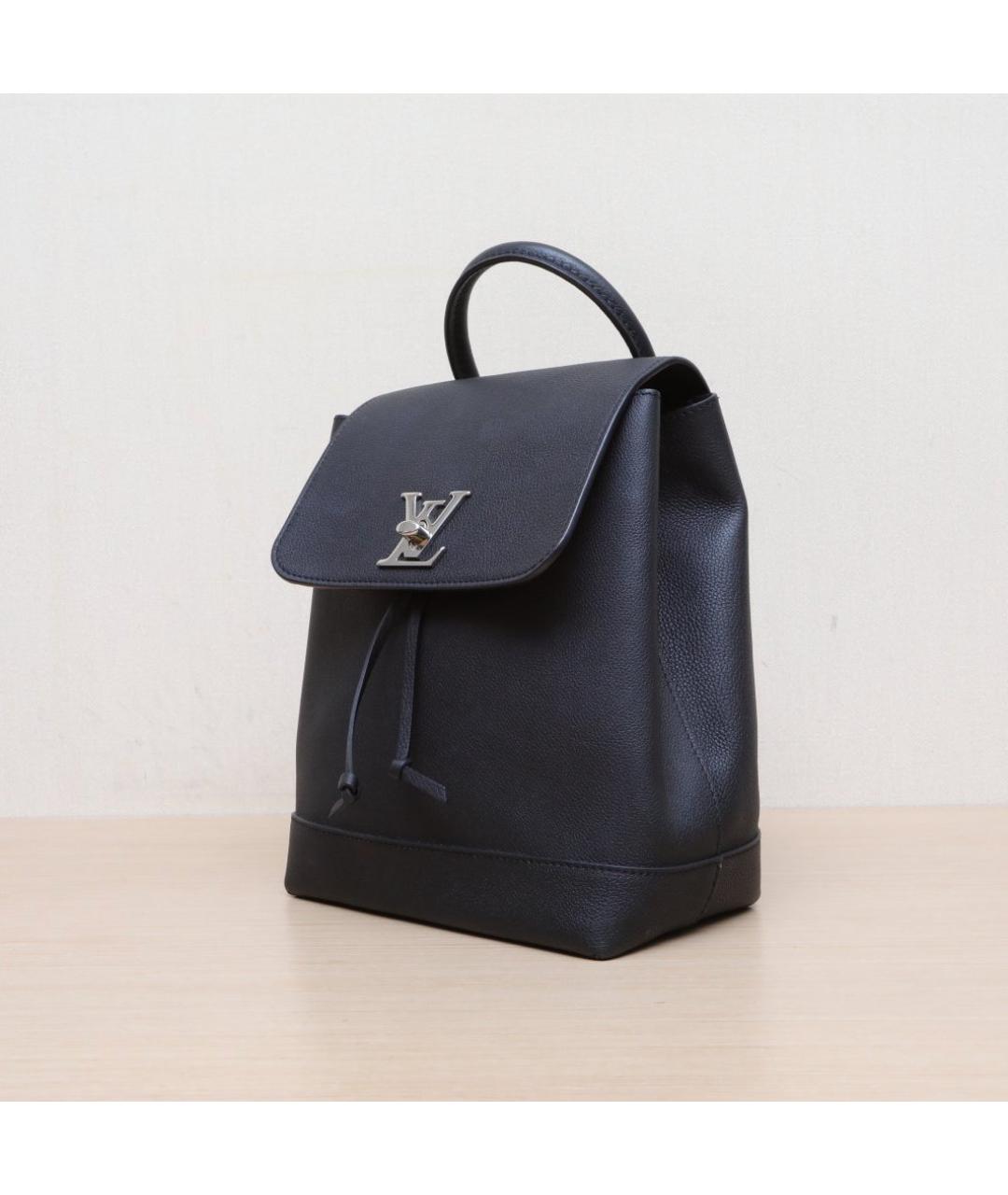 LOUIS VUITTON Черный кожаный рюкзак, фото 4