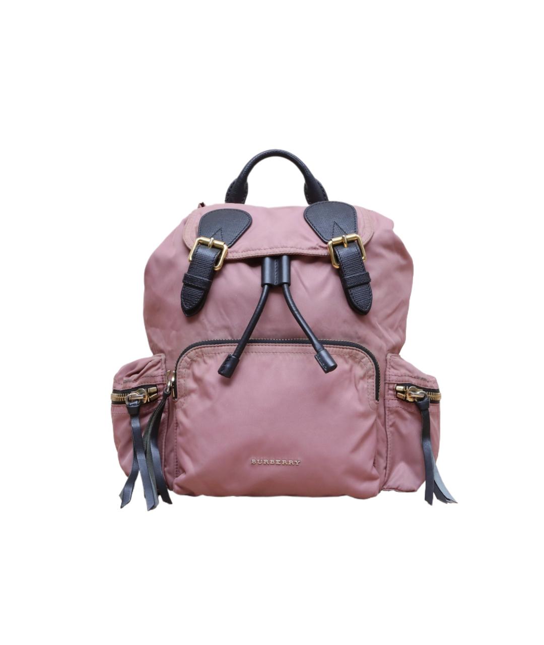 BURBERRY Розовый рюкзак, фото 1