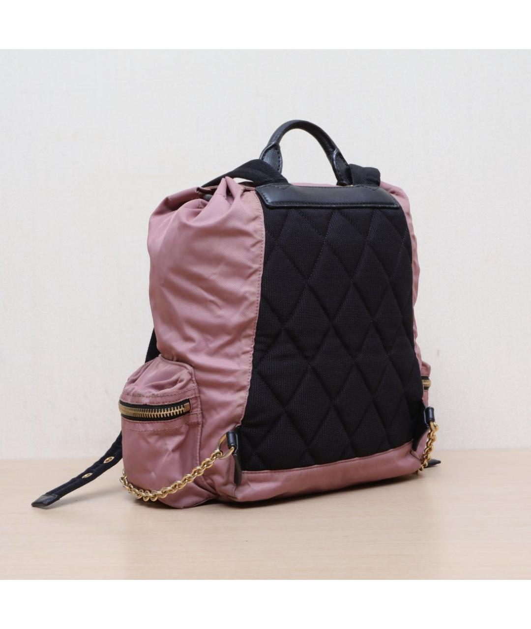 BURBERRY Розовый рюкзак, фото 6