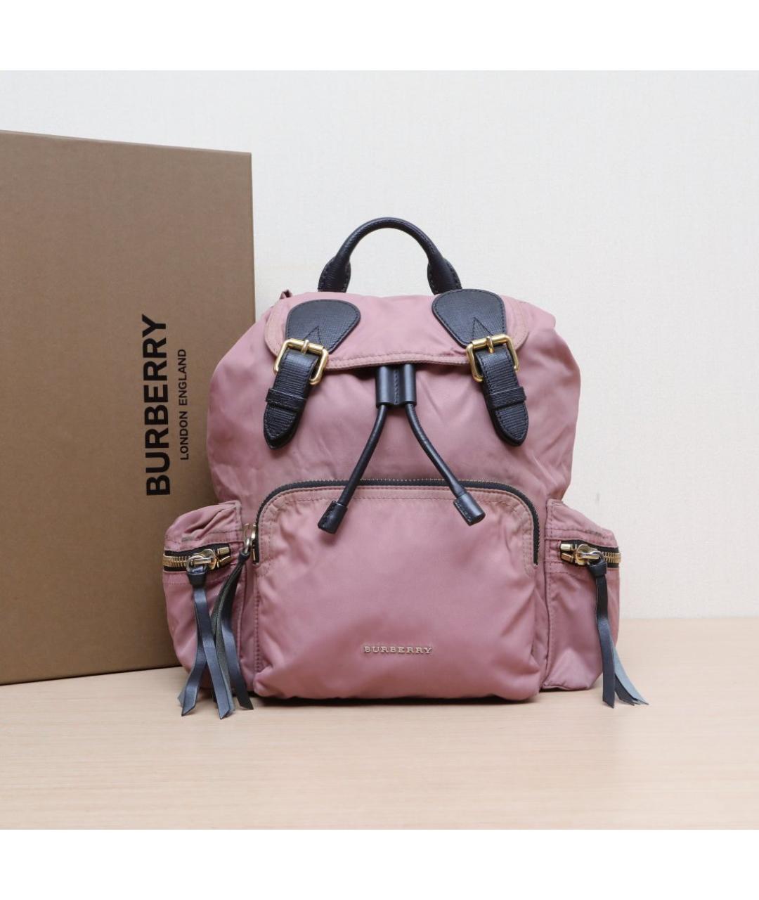 BURBERRY Розовый рюкзак, фото 2