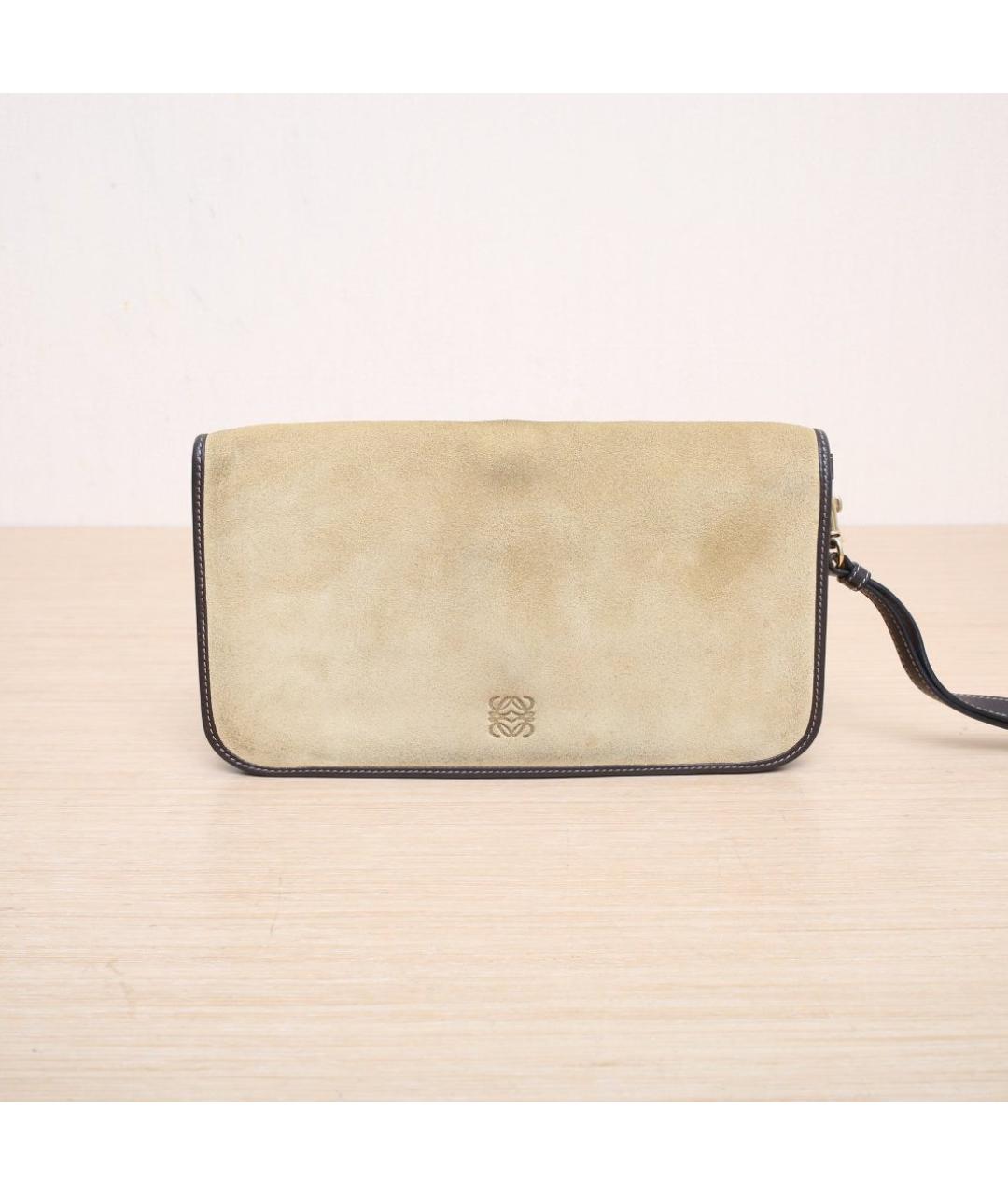 LOEWE Бежевый кошелек, фото 3