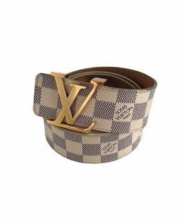 Ремень LOUIS VUITTON PRE-OWNED damier azur initiales