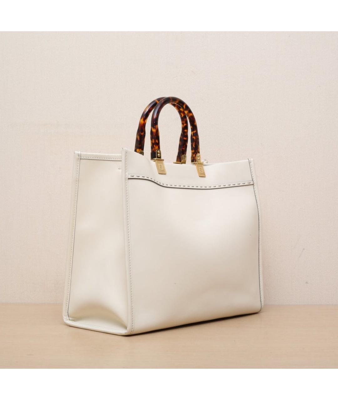 FENDI Белая сумка через плечо, фото 6