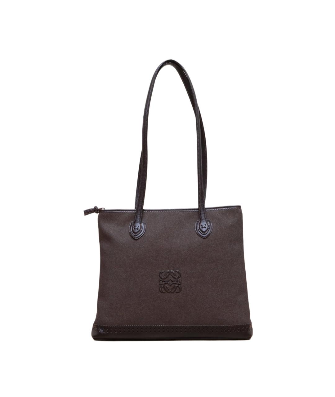 LOEWE Коричневая сумка тоут, фото 1