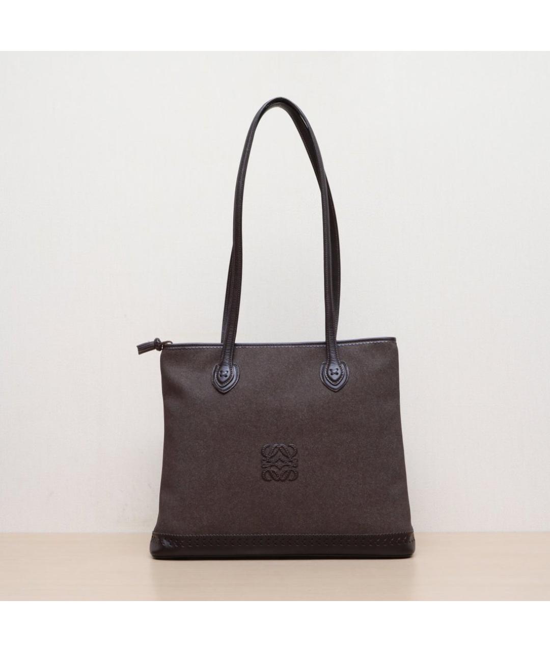 LOEWE Коричневая сумка тоут, фото 3