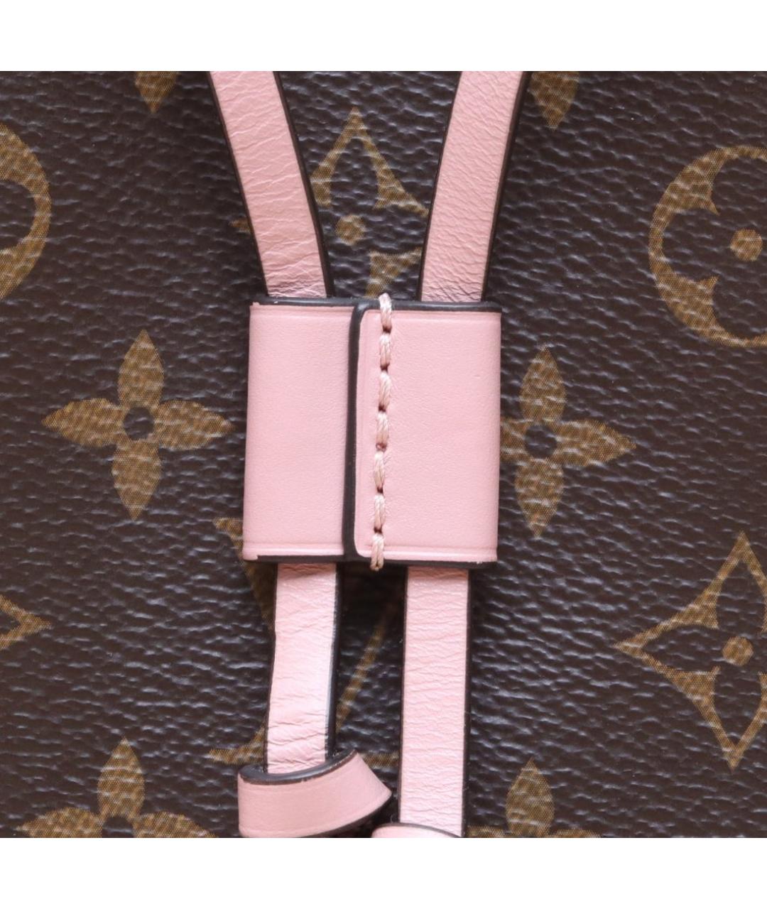 LOUIS VUITTON Коричневая кожаная сумка через плечо, фото 8