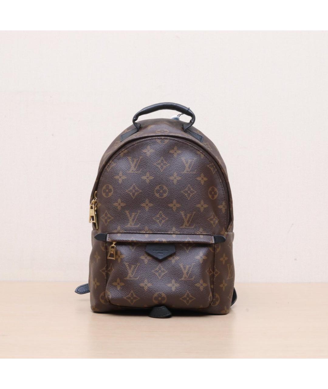 LOUIS VUITTON Коричневый кожаный рюкзак, фото 3