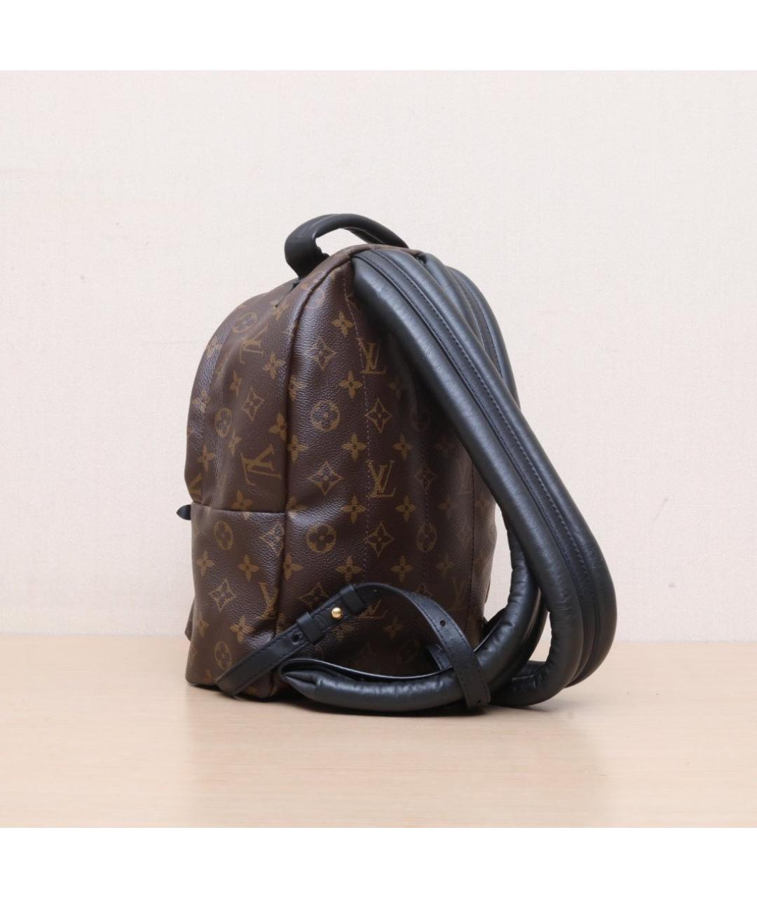 LOUIS VUITTON Коричневый кожаный рюкзак, фото 6