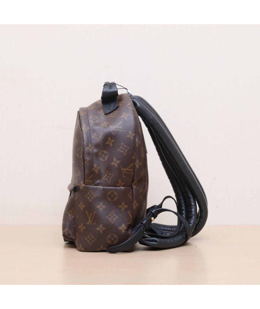 LOUIS VUITTON Коричневый кожаный рюкзак, фото 5