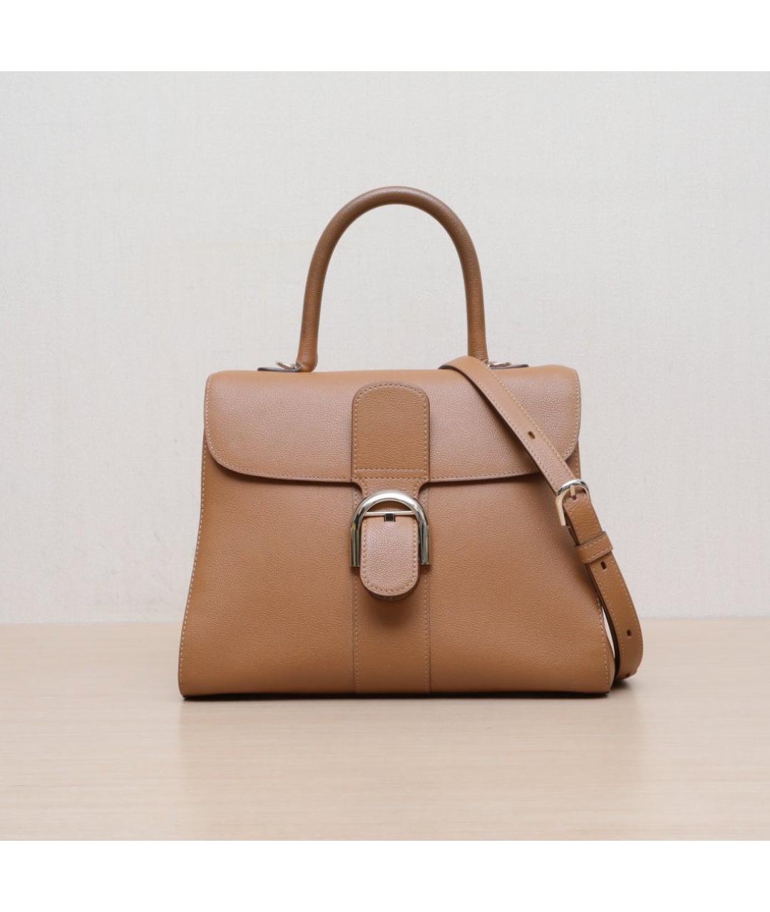 DELVAUX Коричневая кожаная сумка через плечо, фото 2