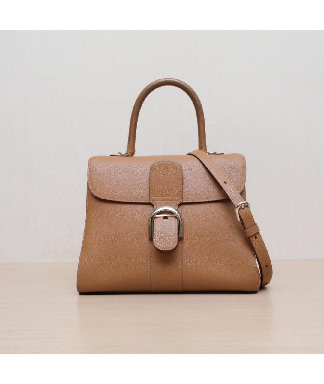 DELVAUX Коричневая кожаная сумка через плечо, фото 3