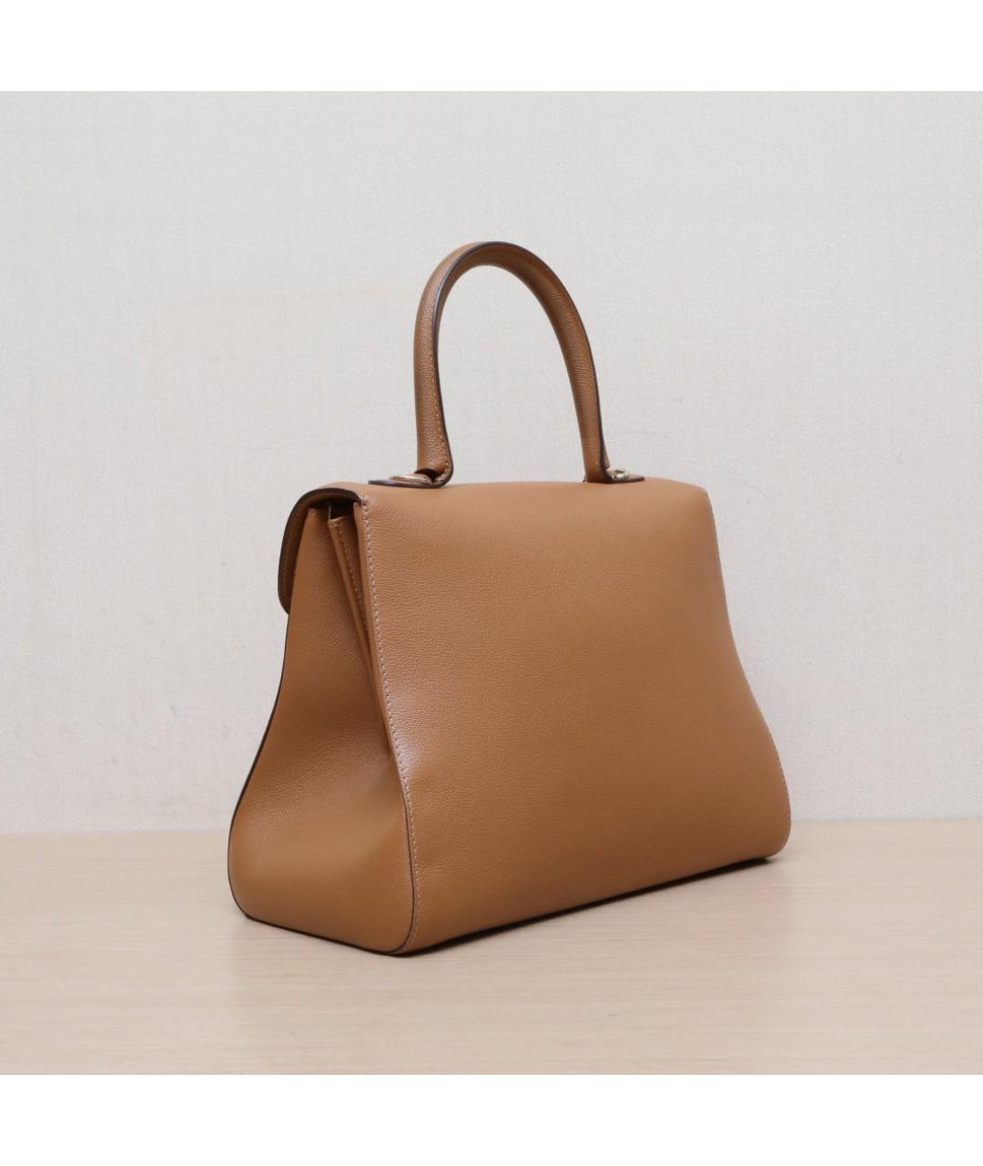 DELVAUX Коричневая кожаная сумка через плечо, фото 6
