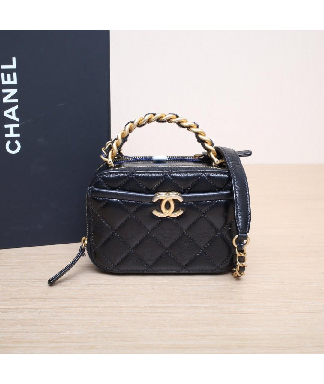 CHANEL Черная сумка через плечо, фото 2
