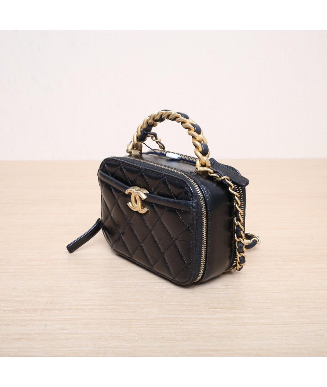 CHANEL Черная сумка через плечо, фото 4