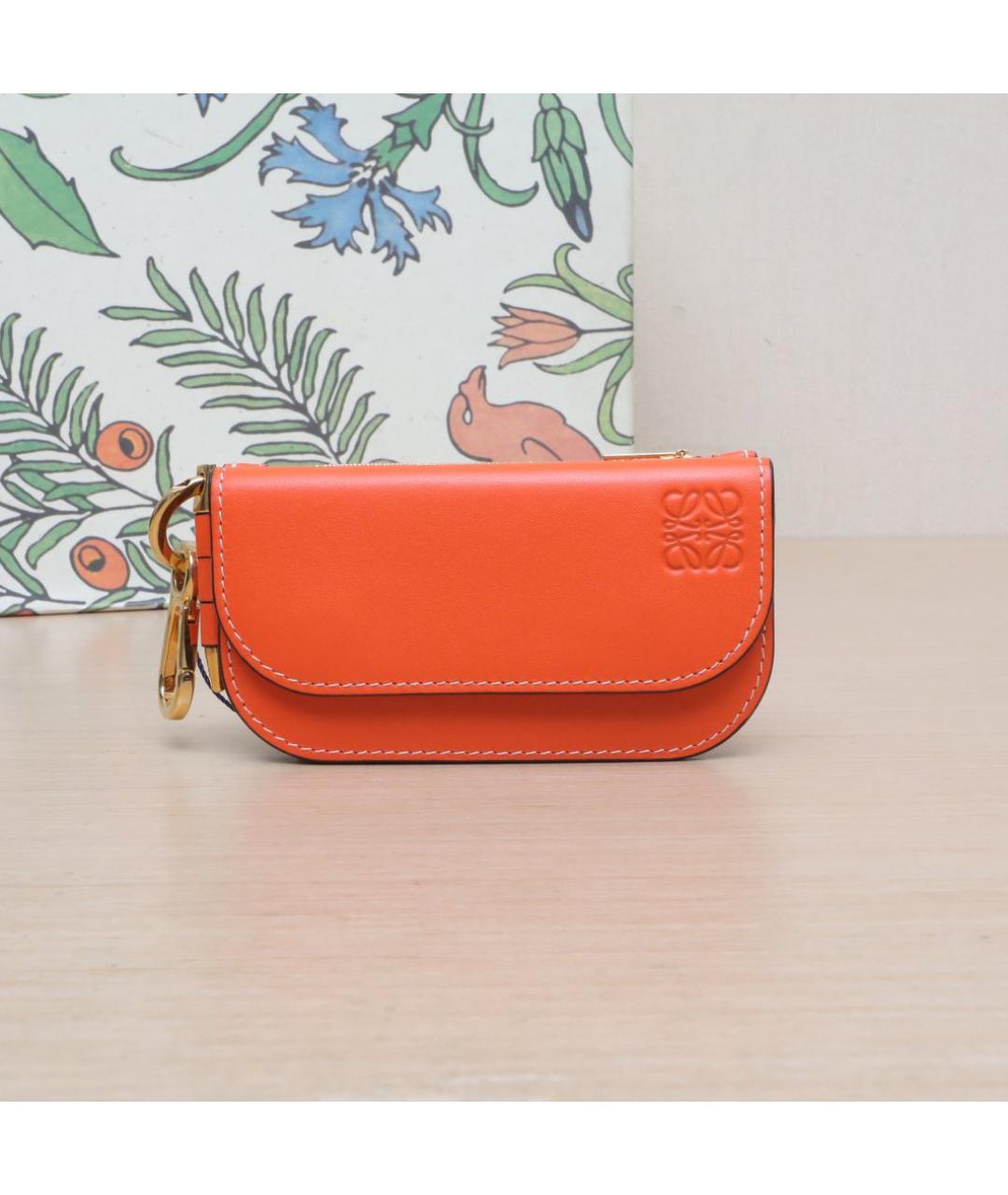 LOEWE Оранжевая ключница, фото 2