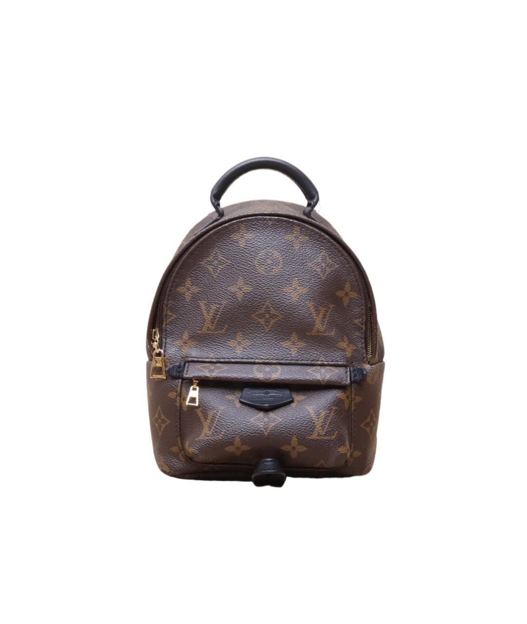 LOUIS VUITTON Коричневый кожаный рюкзак, фото 1