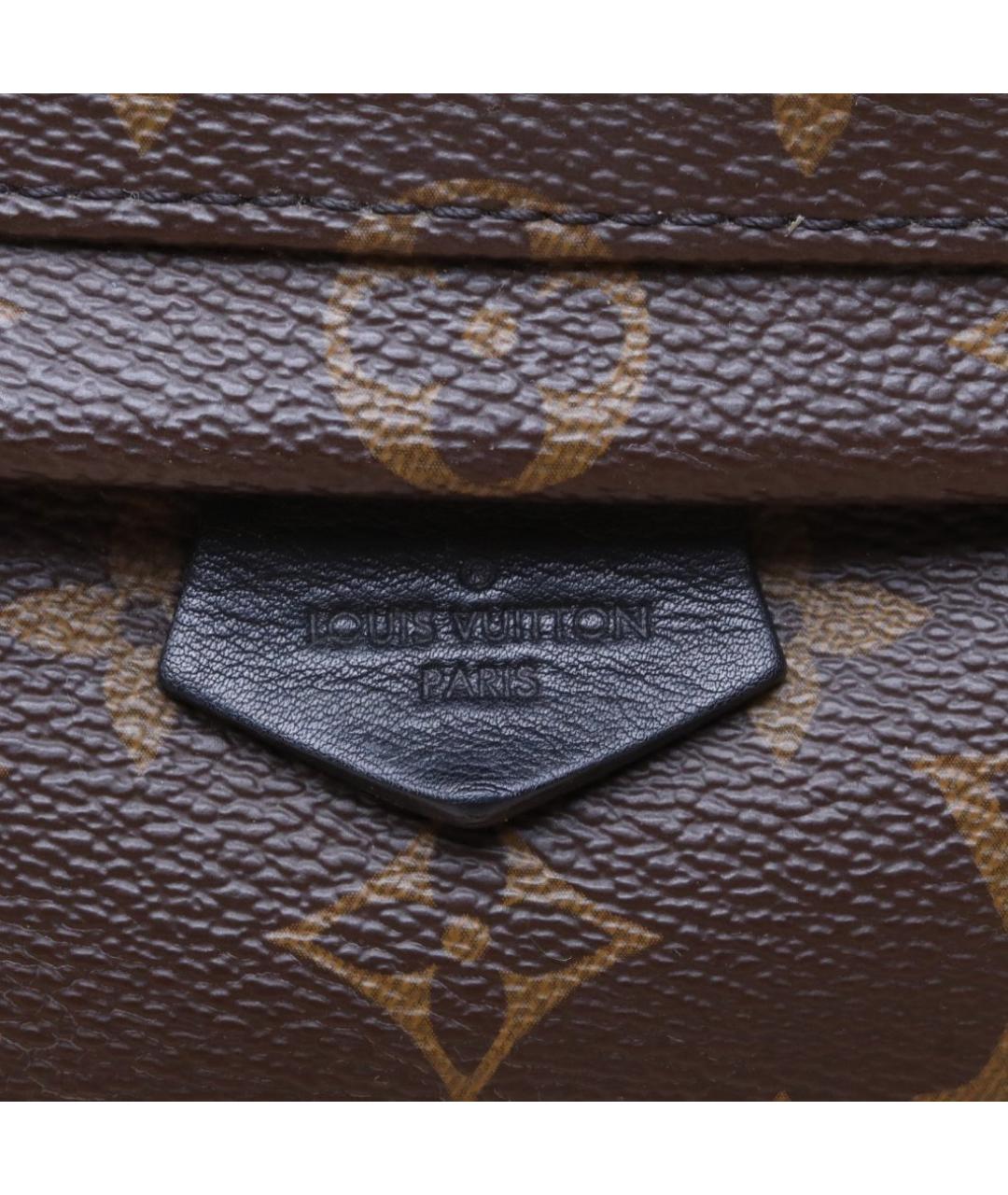 LOUIS VUITTON Коричневый кожаный рюкзак, фото 8