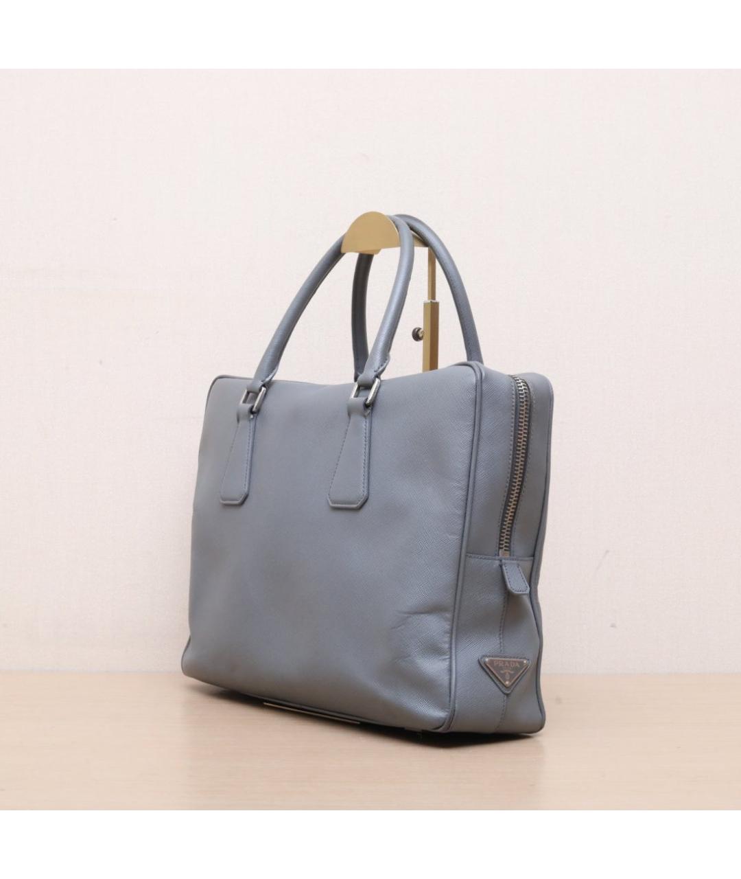 PRADA Серая сумка тоут, фото 4