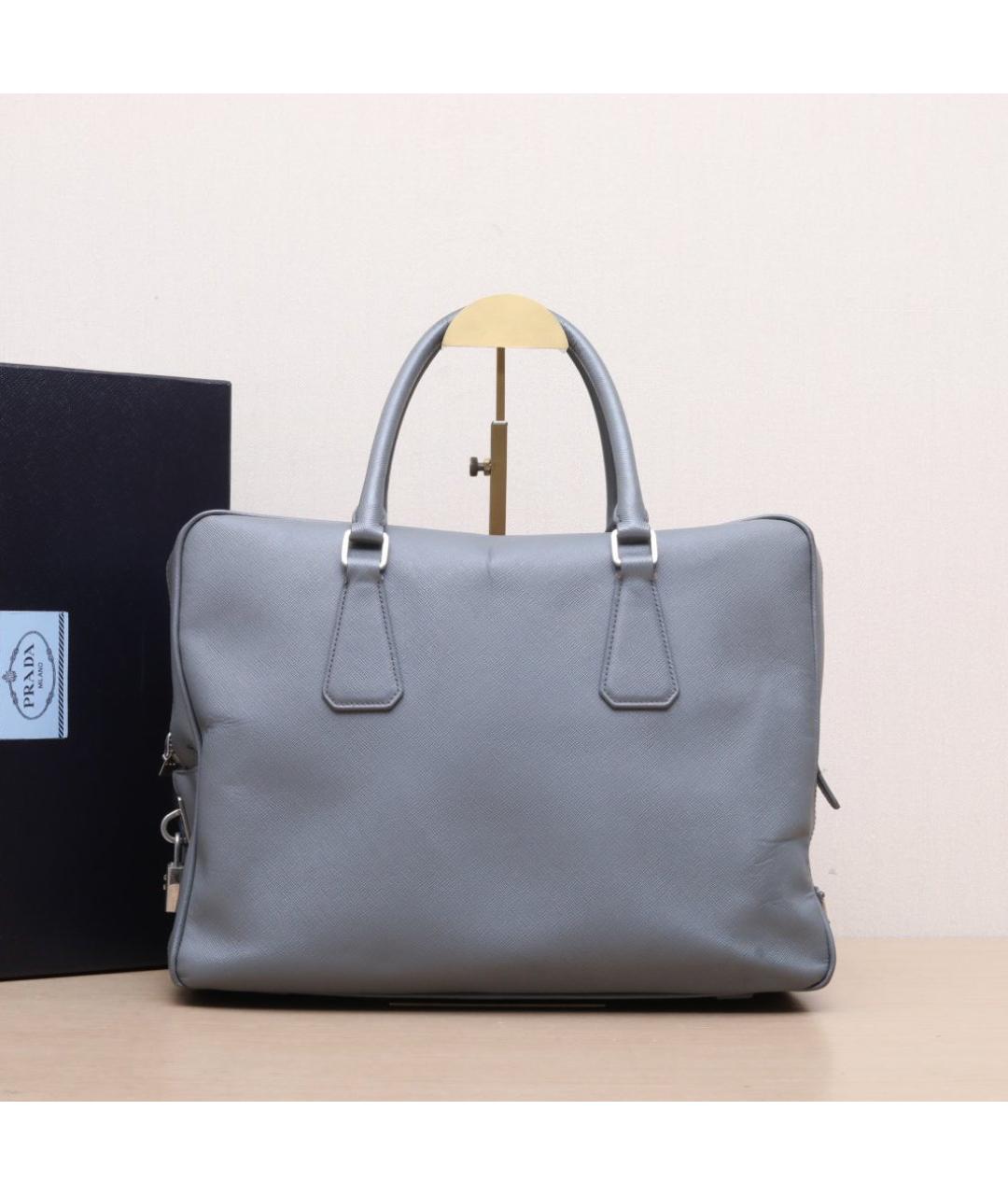 PRADA Серая сумка тоут, фото 2