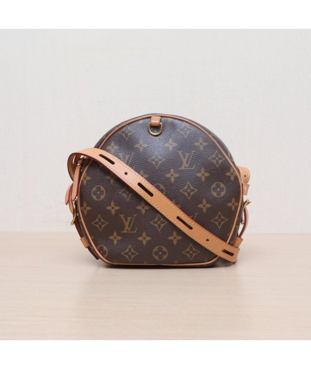 LOUIS VUITTON Коричневая кожаная сумка через плечо, фото 3