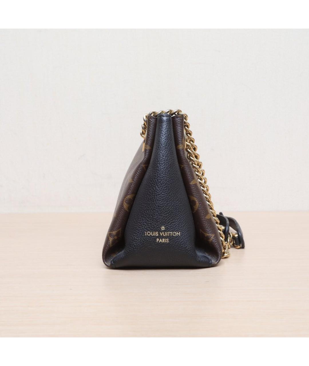 LOUIS VUITTON Коричневая кожаная сумка через плечо, фото 5