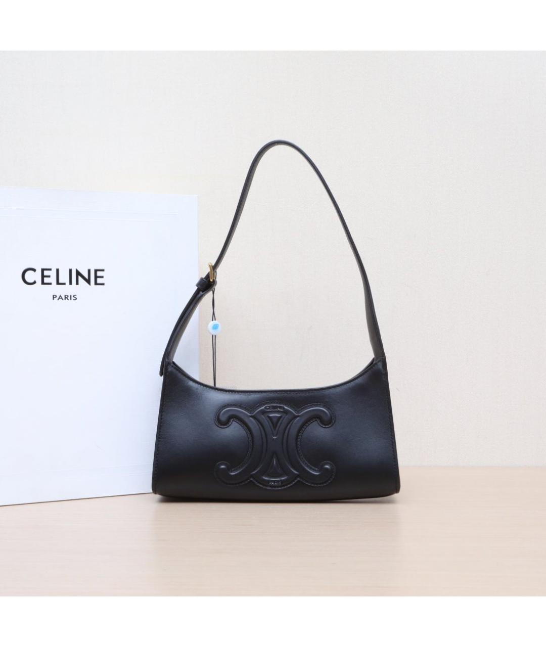 CELINE Черная сумка через плечо, фото 2
