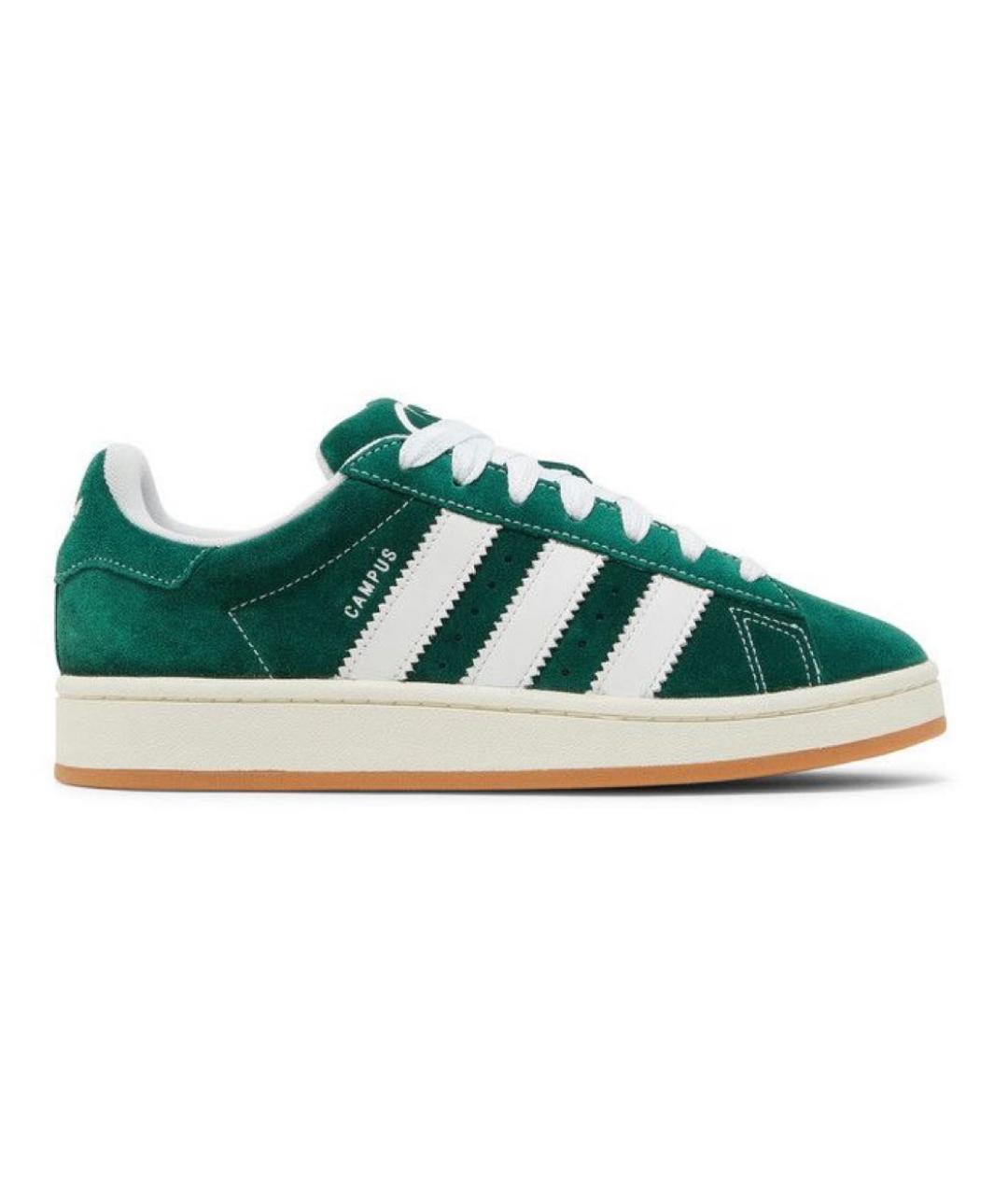 ADIDAS Зеленые замшевые кроссовки, фото 1