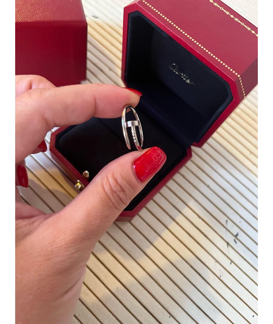 CARTIER Серебряное кольцо из белого золота, фото 4
