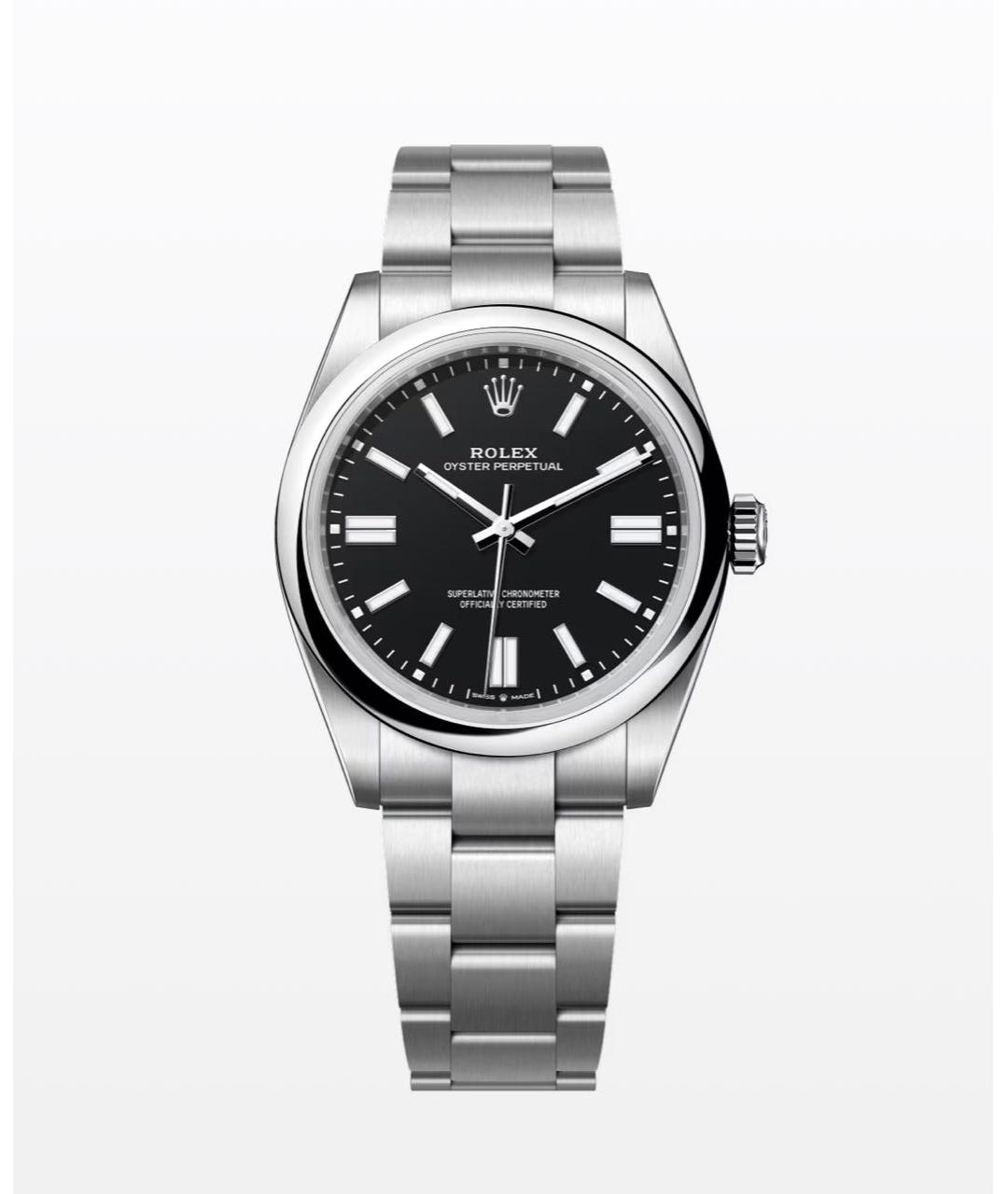 ROLEX Черные часы, фото 3