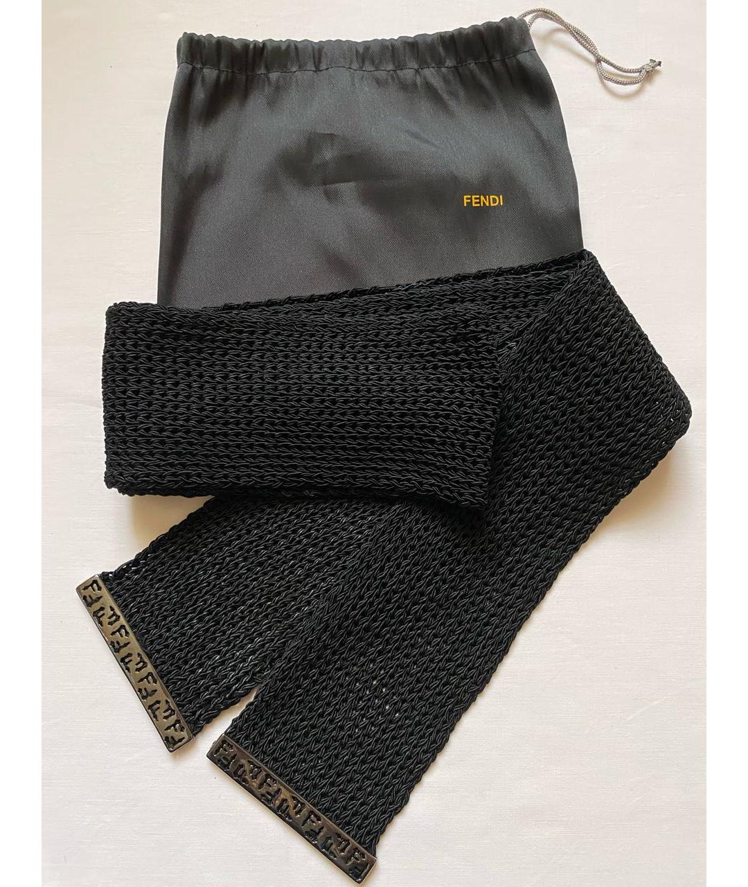 FENDI Черный ремень, фото 4