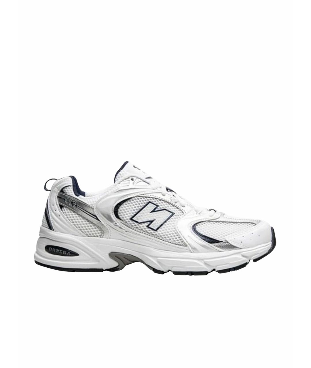 NEW BALANCE Серые синтетические низкие кроссовки / кеды, фото 1
