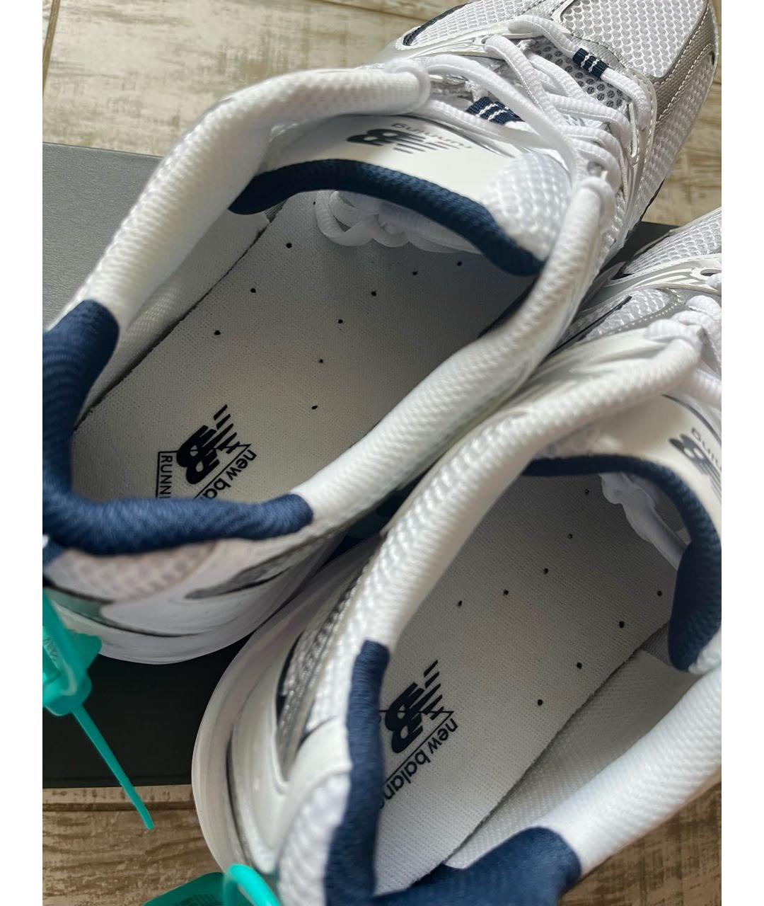 NEW BALANCE Серые синтетические низкие кроссовки / кеды, фото 6