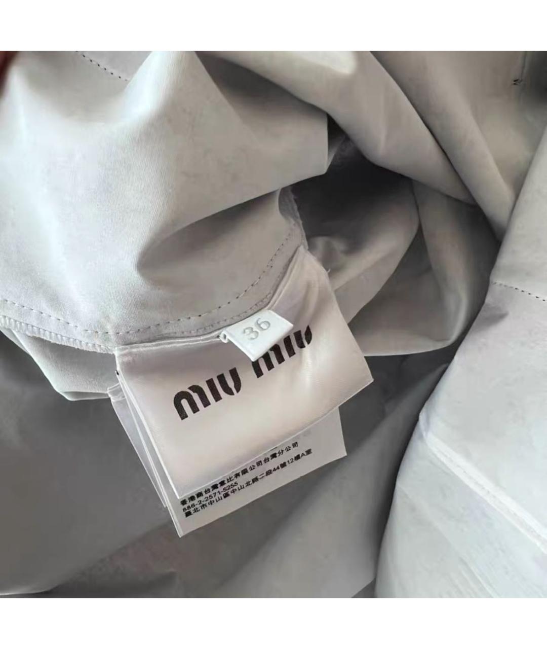 MIU MIU Черная рубашка, фото 3
