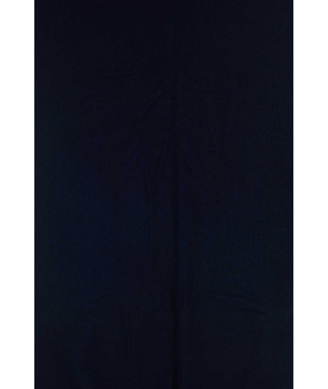 MAISON KITSUNE Синий шерстяной шарф, фото 3