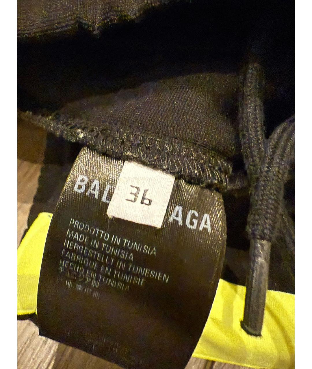 BALENCIAGA Черные вискозные прямые брюки, фото 5