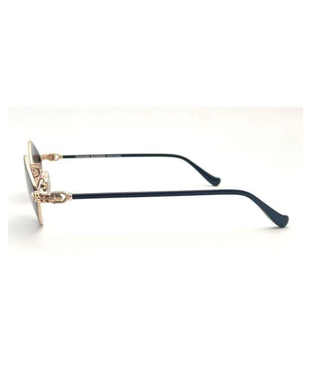 CHROME HEARTS Черные металлические солнцезащитные очки, фото 4