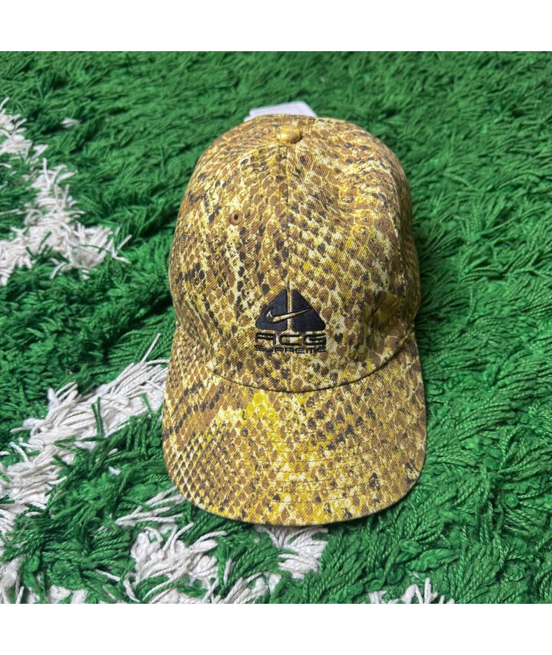 SUPREME Горчичная хлопковая кепка/бейсболка, фото 8