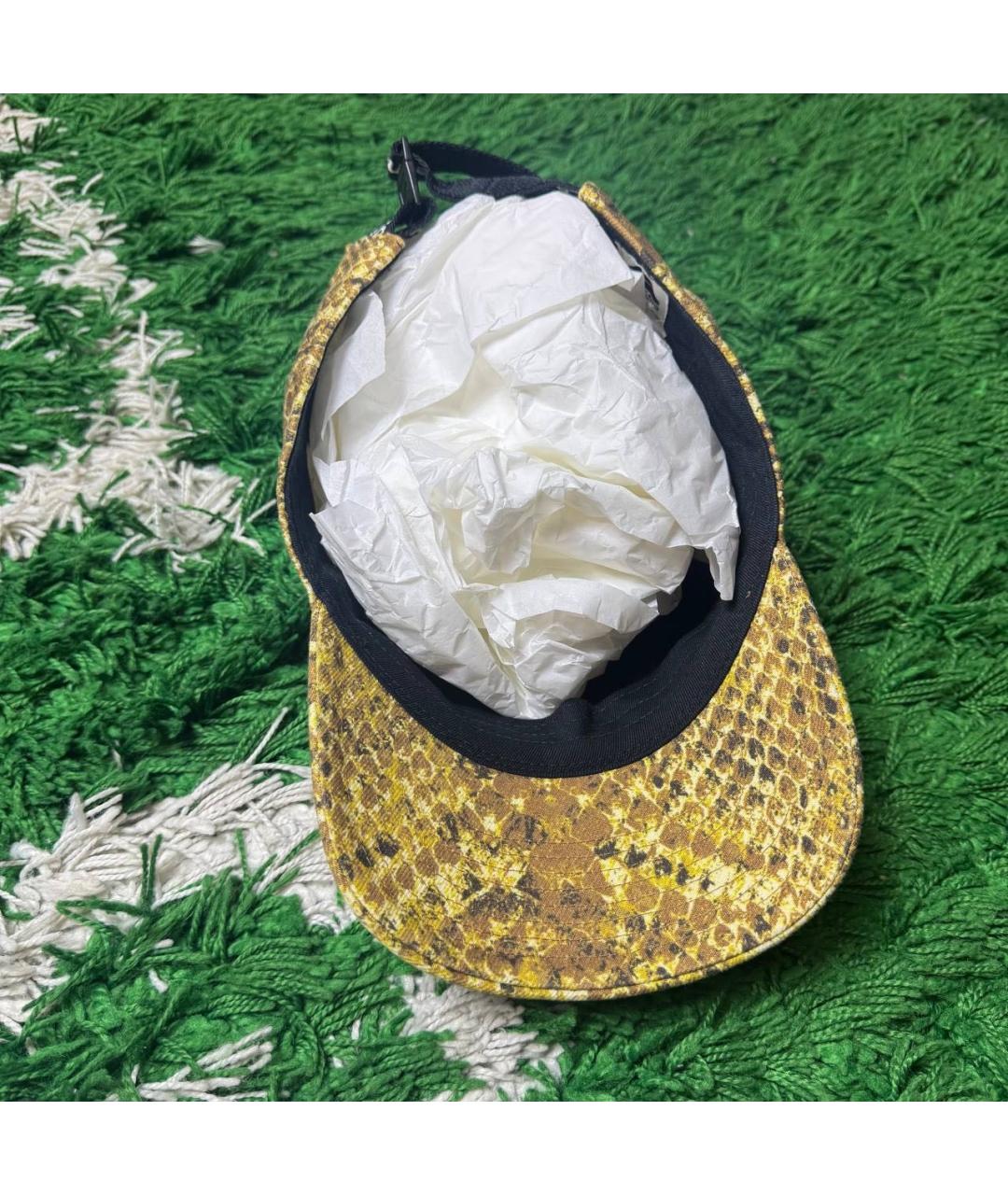 SUPREME Горчичная хлопковая кепка/бейсболка, фото 6