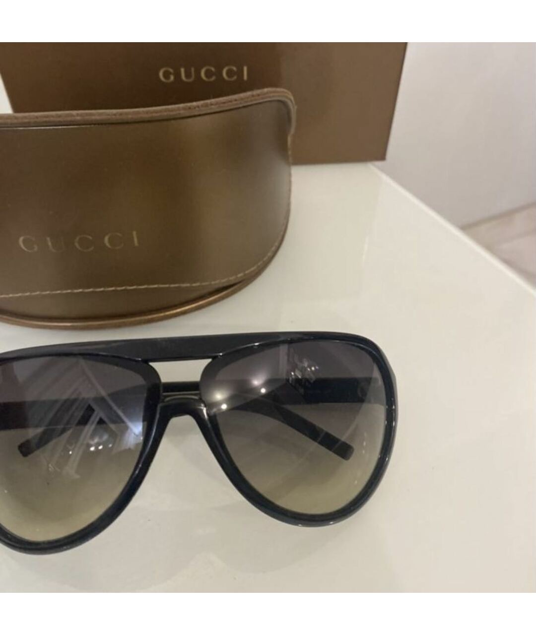 GUCCI Черные солнцезащитные очки, фото 3