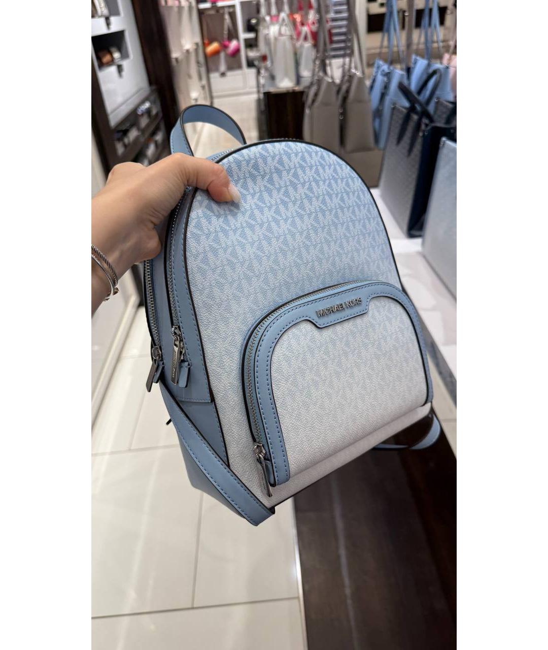 MICHAEL KORS Голубой рюкзак, фото 4