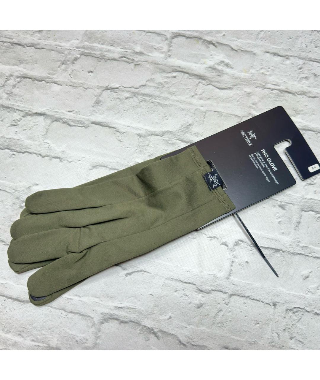 ARCTERYX Зеленые синтетические перчатки, фото 2