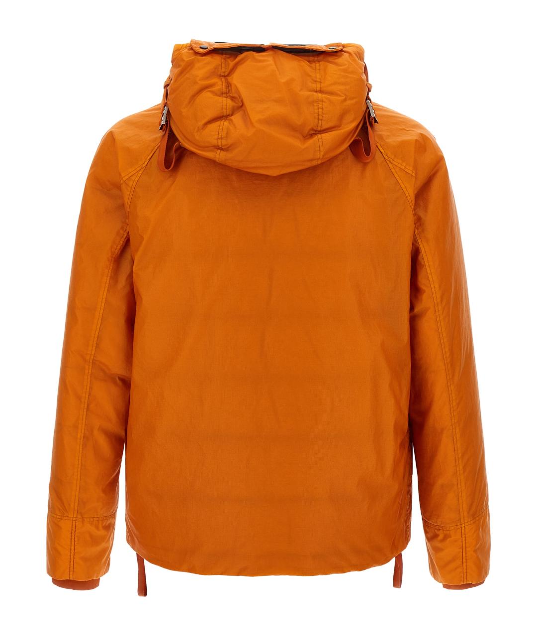 CP COMPANY Оранжевый полиамидовый пуховик, фото 2