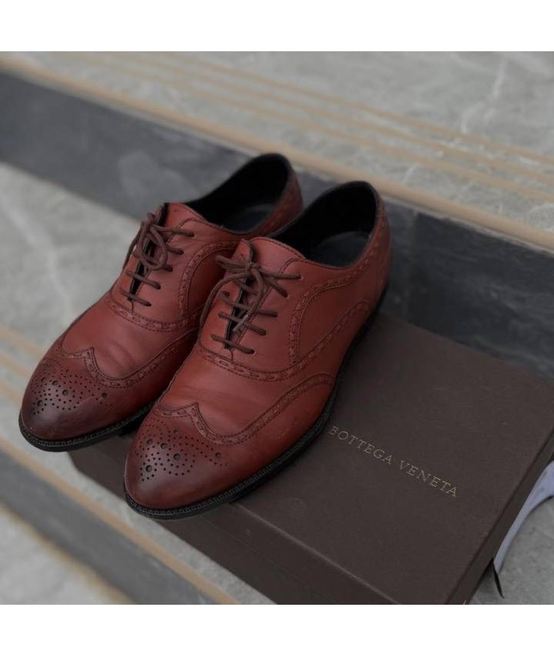 BOTTEGA VENETA Кожаные брогги и оксфорды, фото 2