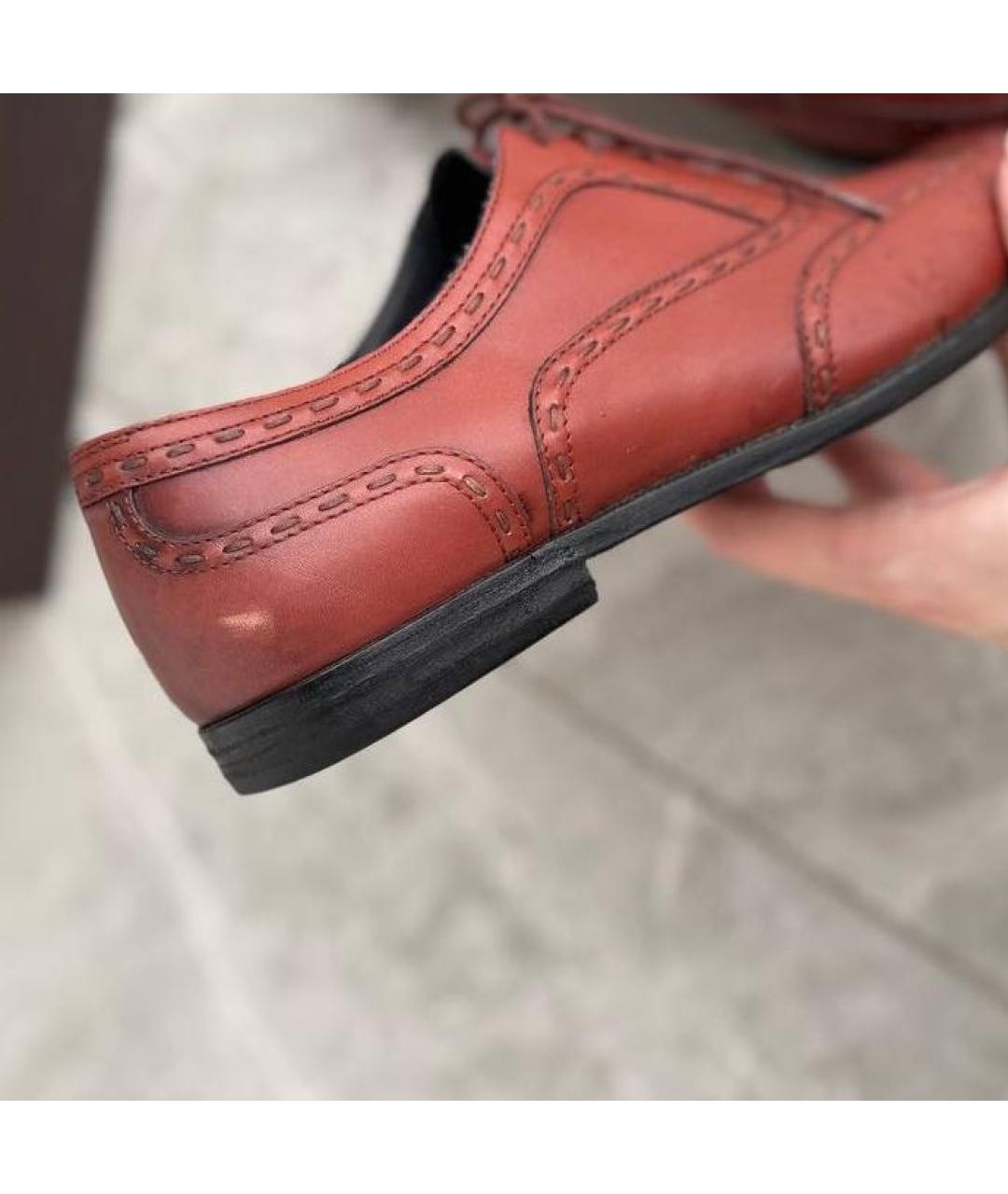 BOTTEGA VENETA Кожаные брогги и оксфорды, фото 5