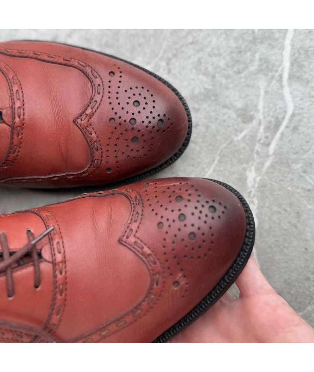BOTTEGA VENETA Кожаные брогги и оксфорды, фото 4